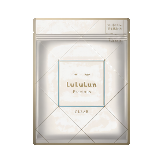 LuLuLun Precious CLEAR, מסכת פנים, אריזה מקורית